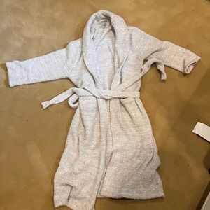 Barefoot Dreams Cozy Chic Heathered Robe SIZE 1 (SMALL) Gray